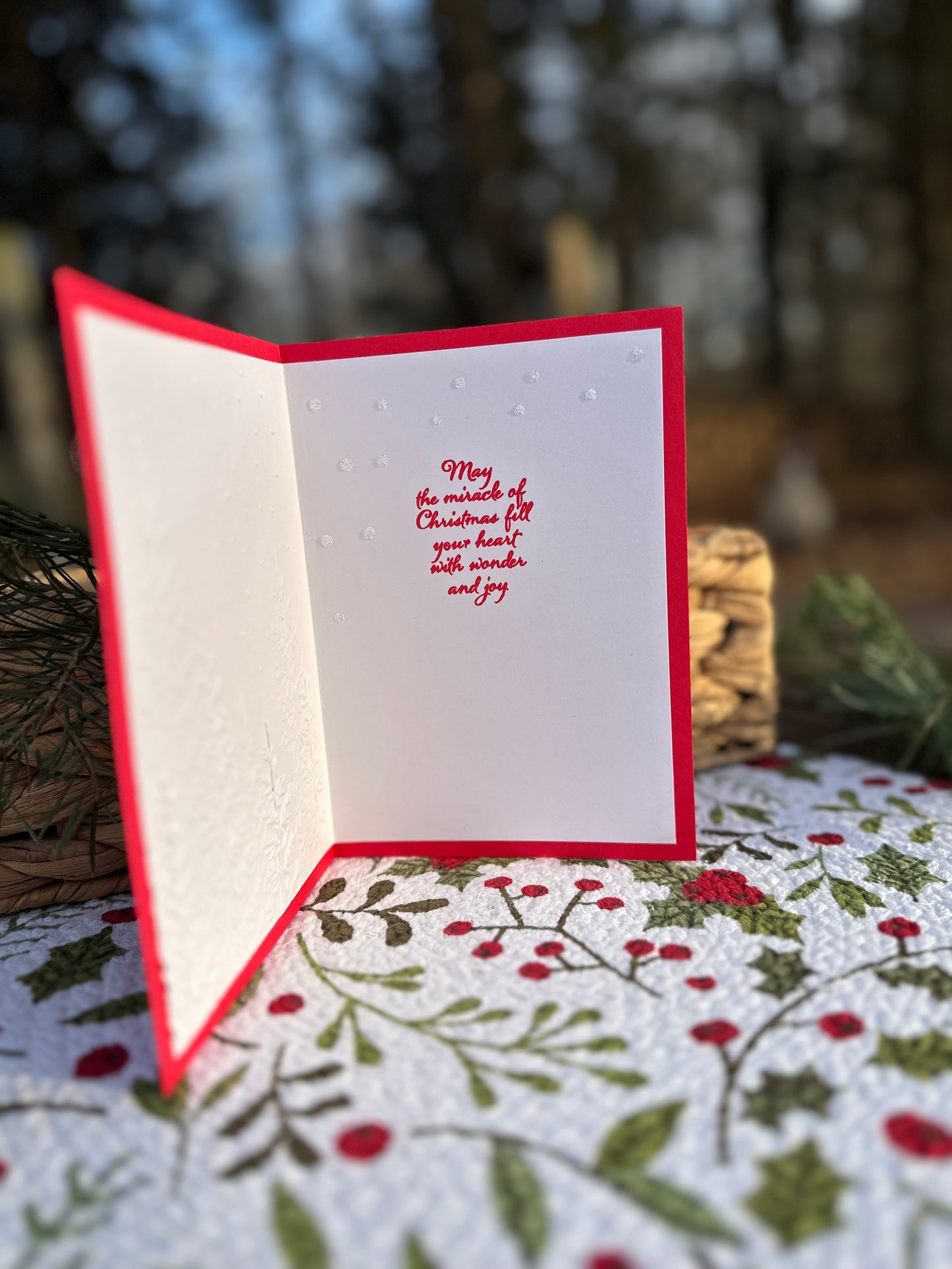 Handcrafted Christmas Card