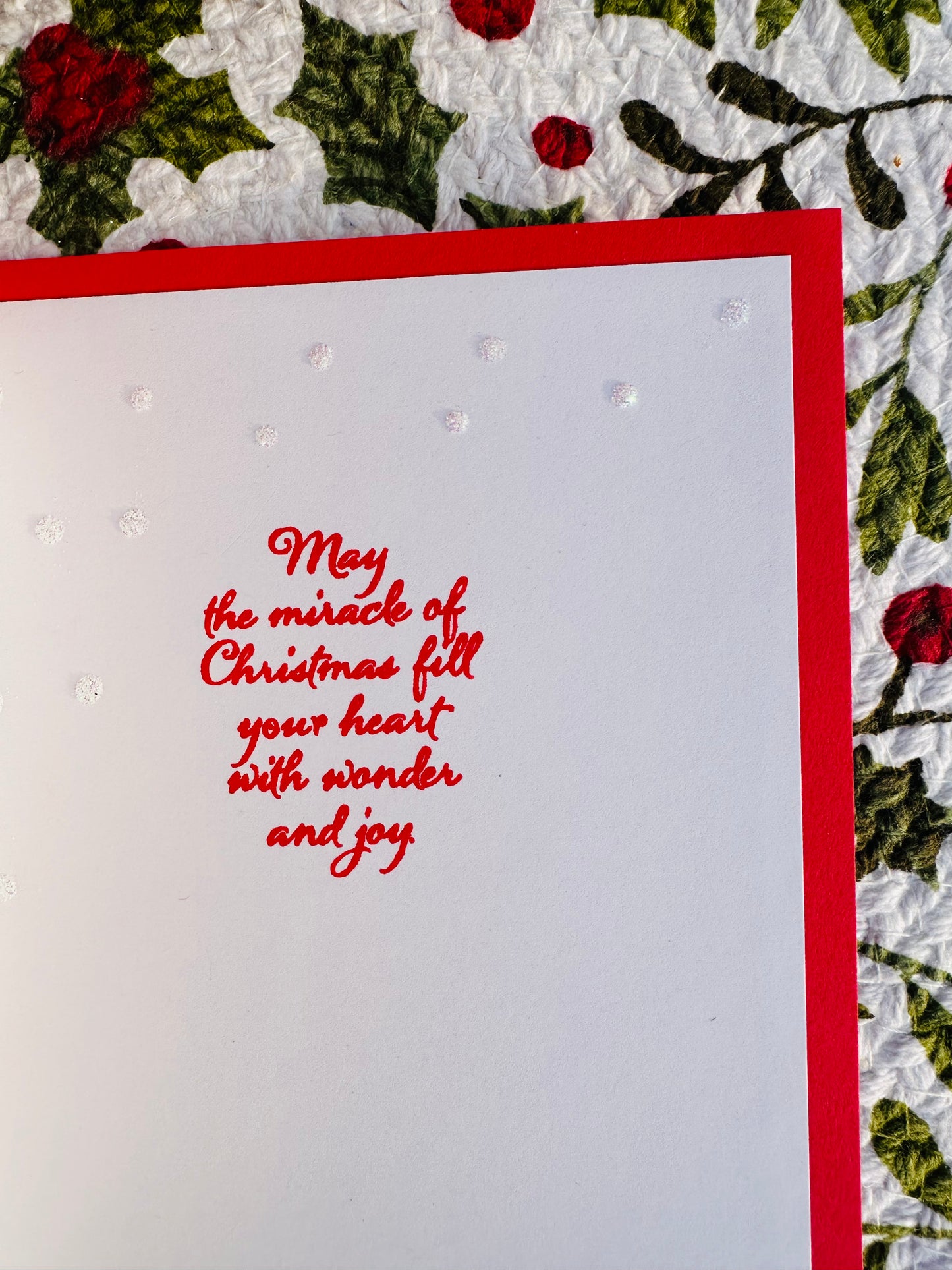 Handcrafted Christmas Card