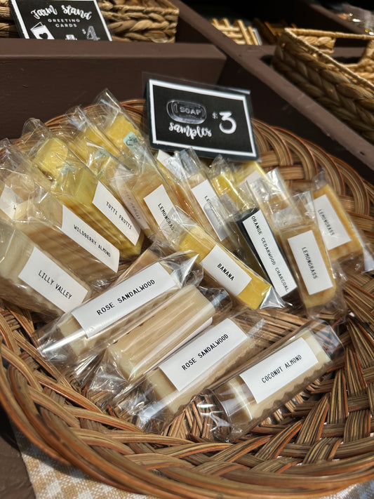 Handcrafted Vegan Soap Mini Sample